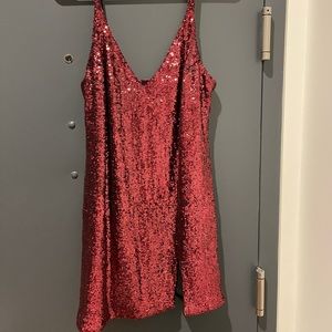 Reformation sequin dress